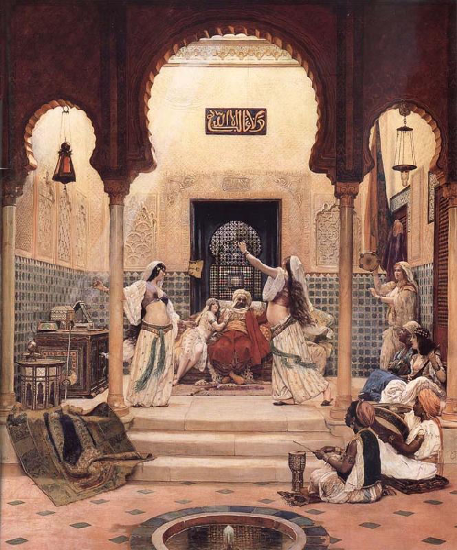 Paul-Louis Bouchard The Egyptian Dancing Girls China oil painting art